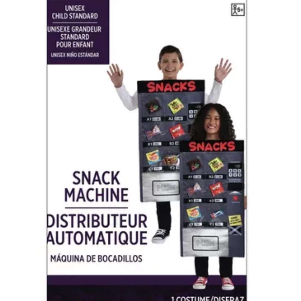 NEW snack machine costume